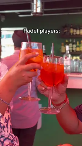Ain’t nothing wrong with a pre game Aperol 😂🤷🏻‍♀️ jokes aside, we know padel players put in hours into their training, but we just know how to have fun while we’re at it! #padel #padeltennis #padelhumor #nairobikenya 