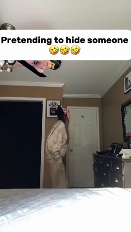 Pretending to hide someone 😂😂😂#funny #funnyvideo #scared #scarecam #foryou 