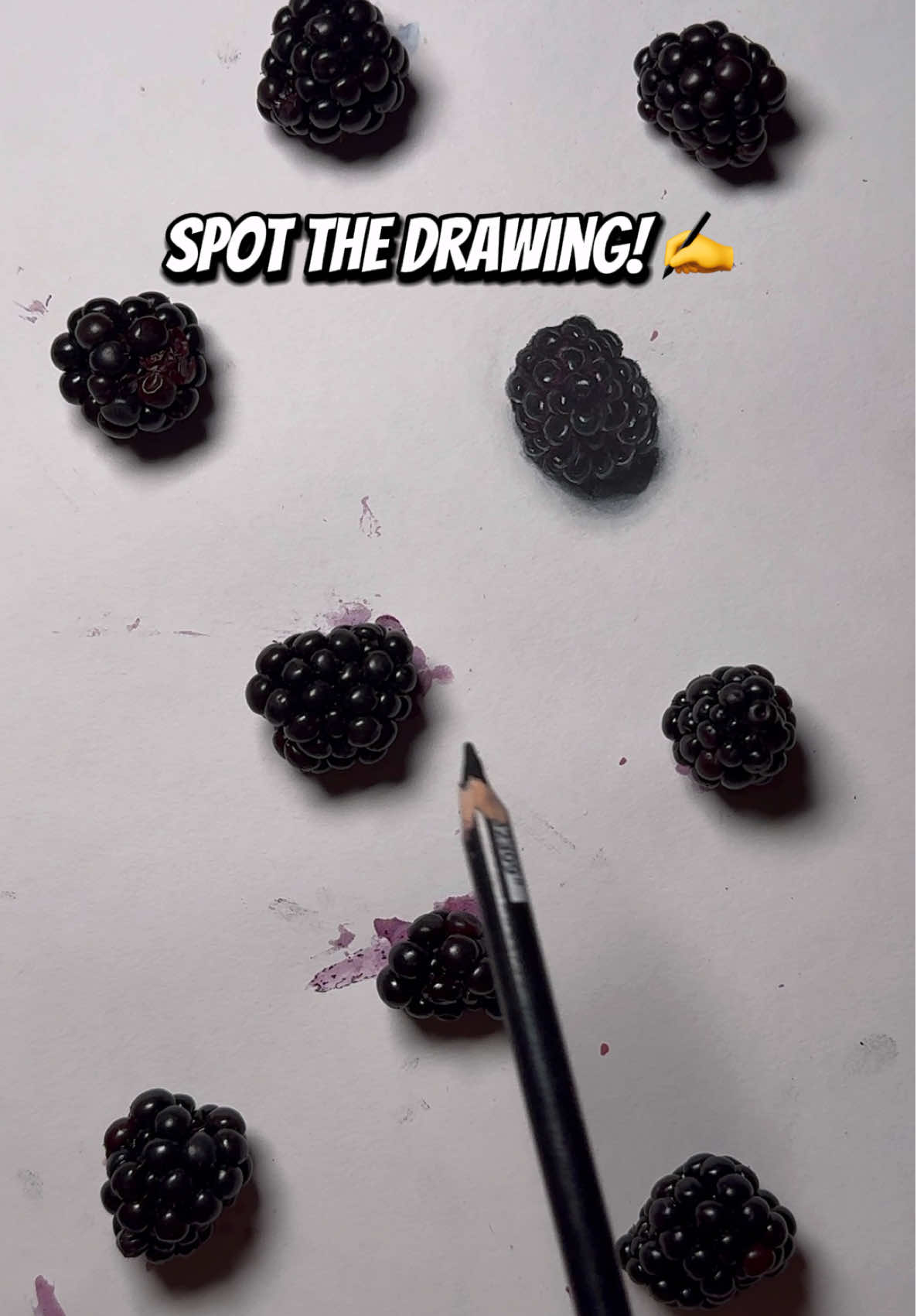 Did you Find the Fruit Drawn?! 🤔 #funnyart 