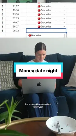 Why you need to start having Money Date Night! You, a fun snack or drink and your budget 💸 - get the template 🖇️🖇️ #budgetwithme #moneyhabits #whatispend #budgeting101 