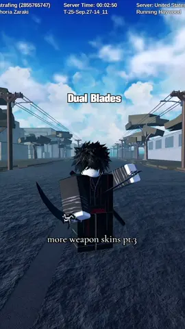 more weapon skins im type soul part 3... | #roblox #robloxfyp #robloxanime #bleach #typesoul 