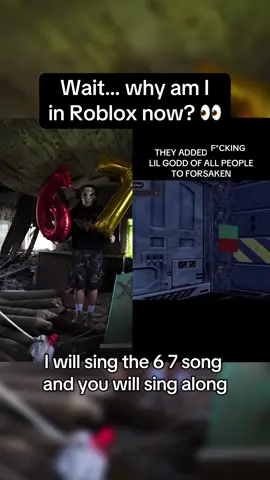 1st ever artist with a Forsaken skin? #duet with @t #lilgodd #forsaken #67song #roblox 