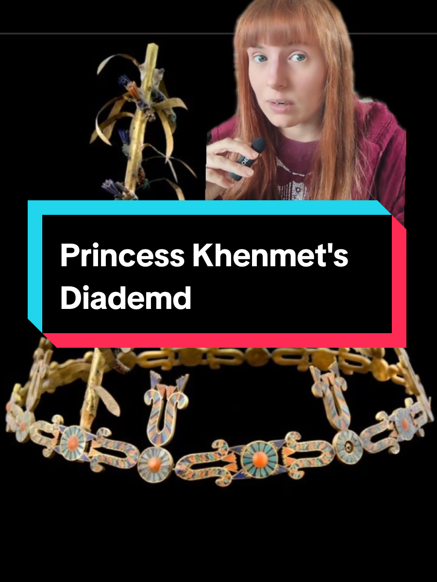 Princess Khenmet's diadem, c.1900-1800s BCE, late 12th Dynasty #ancientegypt #12thdynasty #History #ancientegyptianhistory l