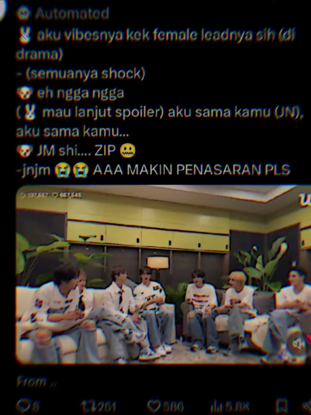 NIHH buat yang nanya siapa yang jadi female leadnya, female leadnya NANA WOIII AMSKWKMS😭😭😭😭😭#jaemin#jeno#nomin 