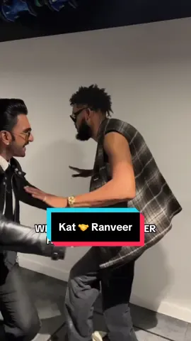 Kat 🤝 Ranveer 🤣 #NBA #Basketball #ranveersingh #Karlanthonytowns 