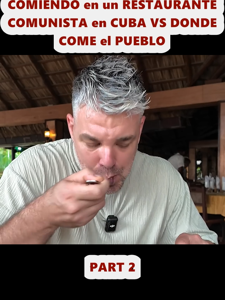 COMIENDO en un RESTAURANTE COMUNISTA en CUBA VS DONDE COME el PUEBLO (2)