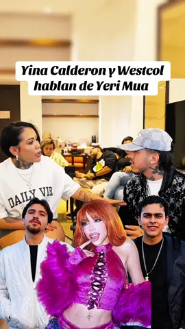Yina Calderon y Westcol hablan de Yeri Mua #westcol #yinacalderonoficial #yerimua #willito #lonche y