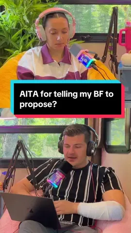 AITA for telling my BF to propose? #reddit #aita #tifu #redditstory #redditstories     