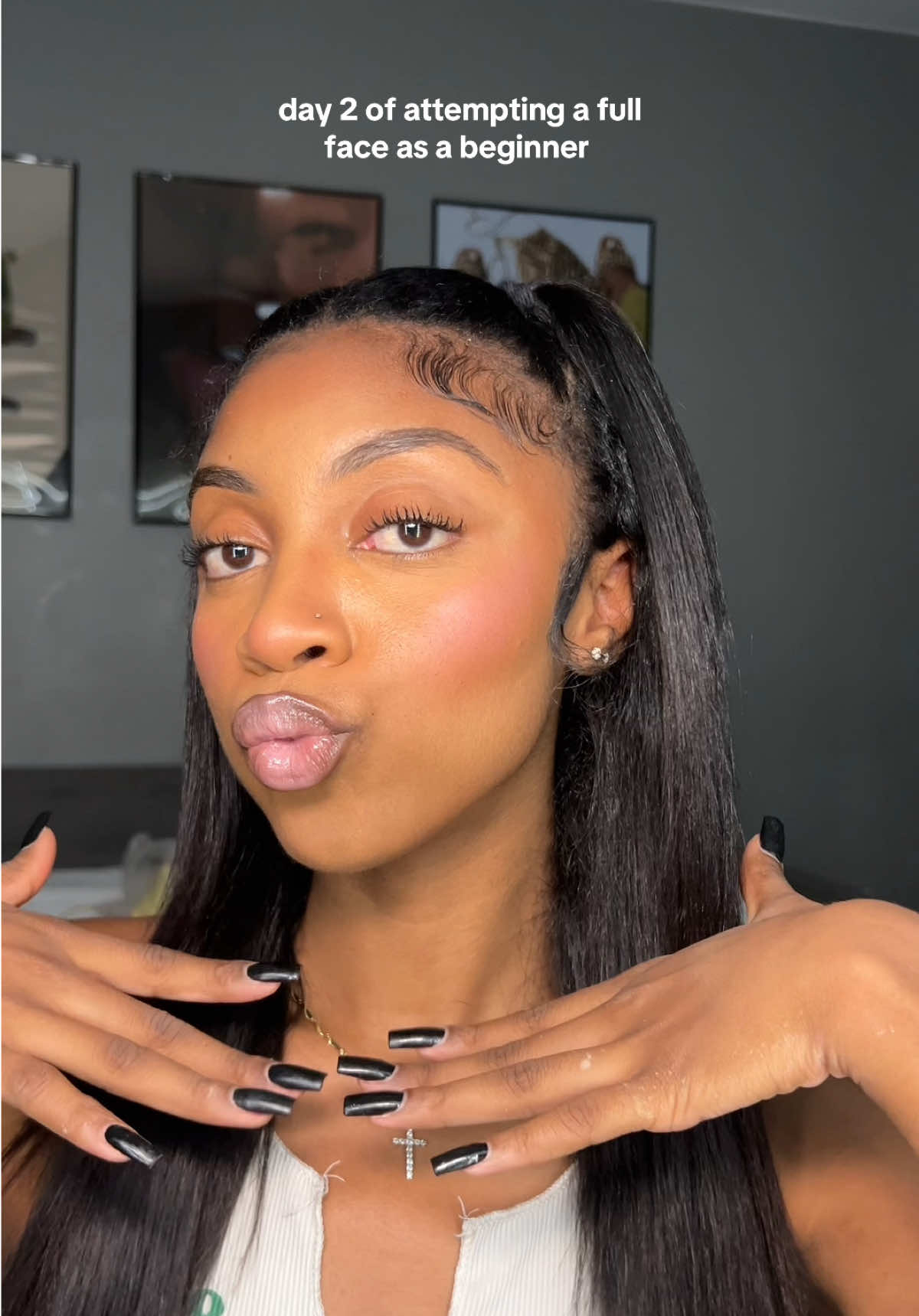 how’d I do?? #makeuptutorial 