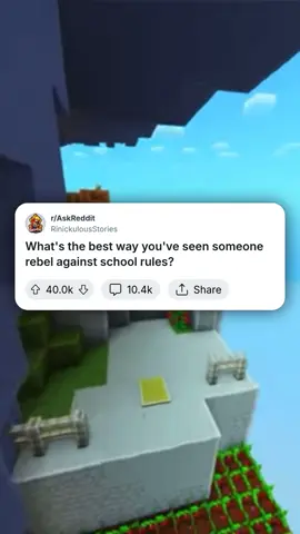 What's the best way you've seen someone rebel against school rules? #askreddit #redditstories #redditreadings #storytime #fyp 