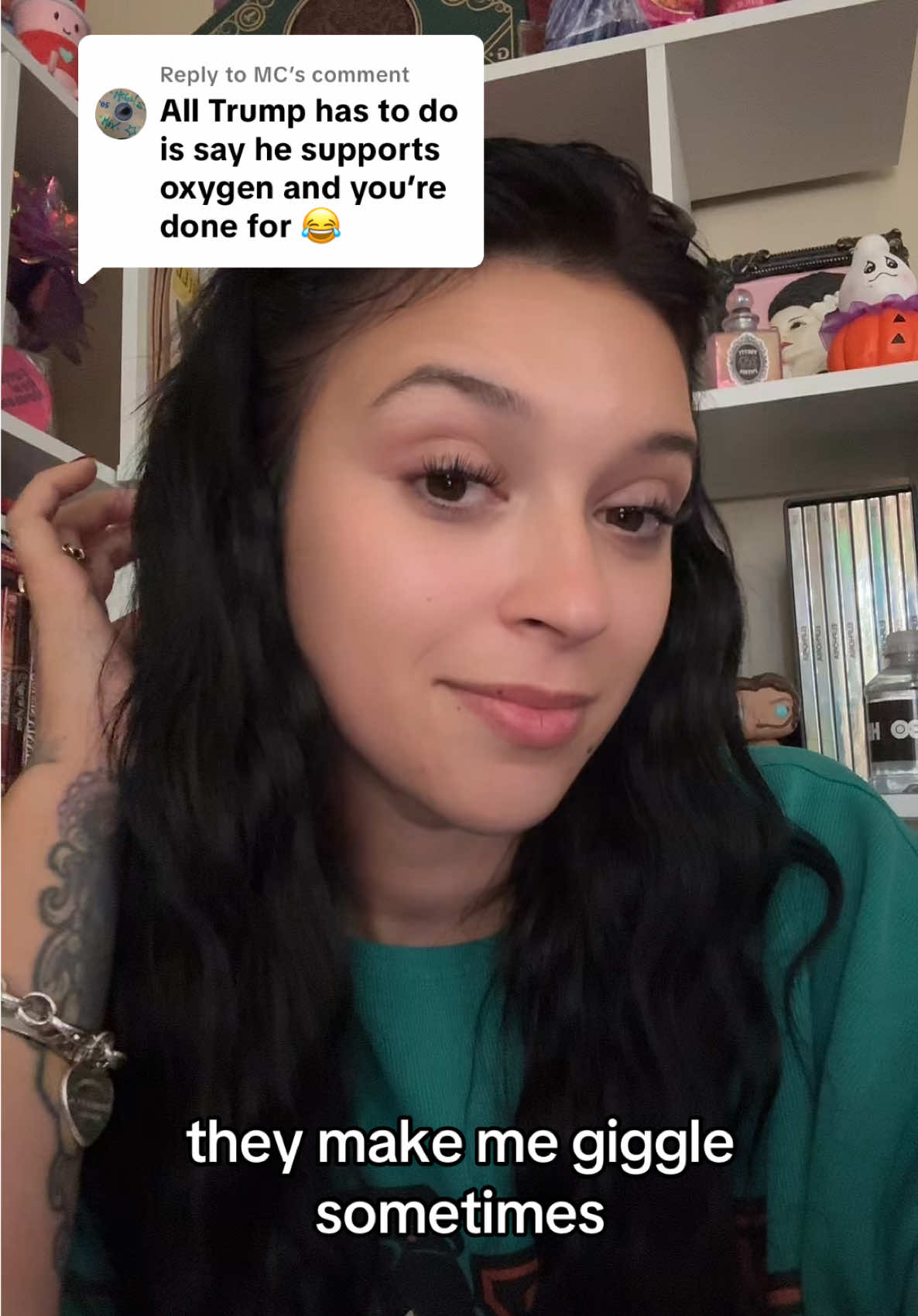 Replying to @MC idk how we got here but i did giggle at how stupid it all is 