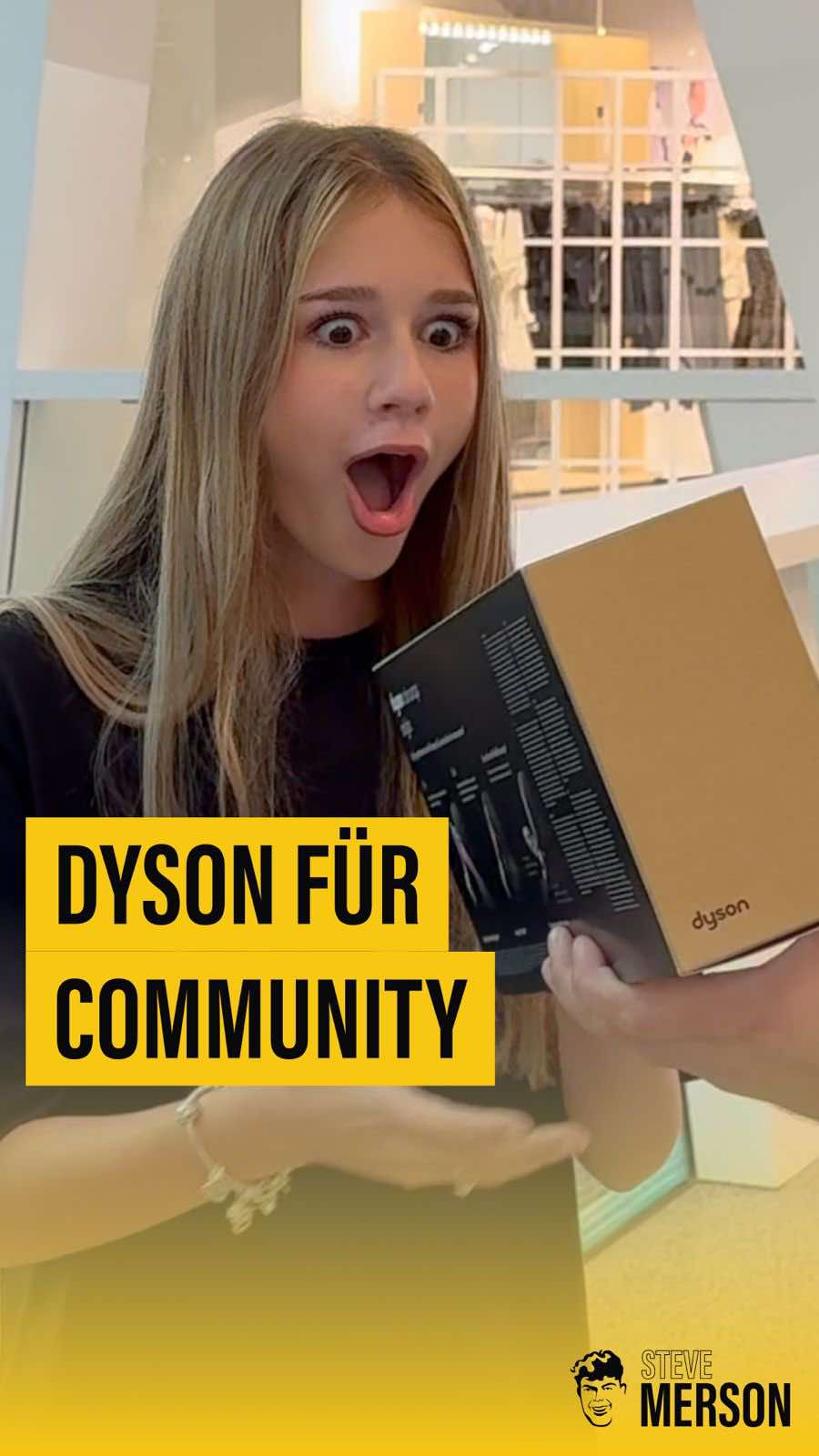 Folgst du Steve Merson? ➡️ Bern #dyson #dysonairwrap #lockenstab #gratis #giveaway 