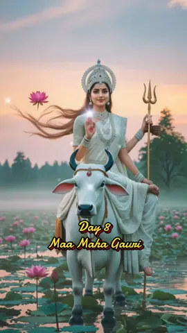 Navratri day 8. Jai Maha Gauri. #mahagauri #gauri #navratri #foryoupage 