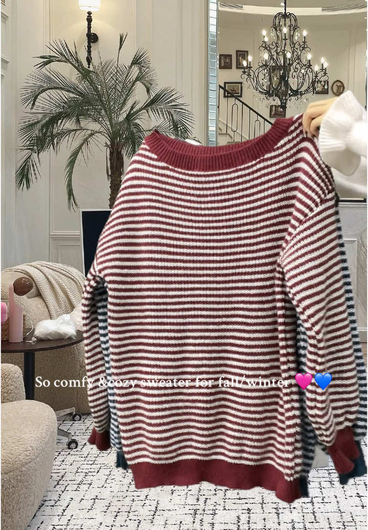 🩷💙#tiktokshopfalldealsforyou #tiktokmademebuyit #tiktokshopcreatorpicks #spotlightfinds #sweater 