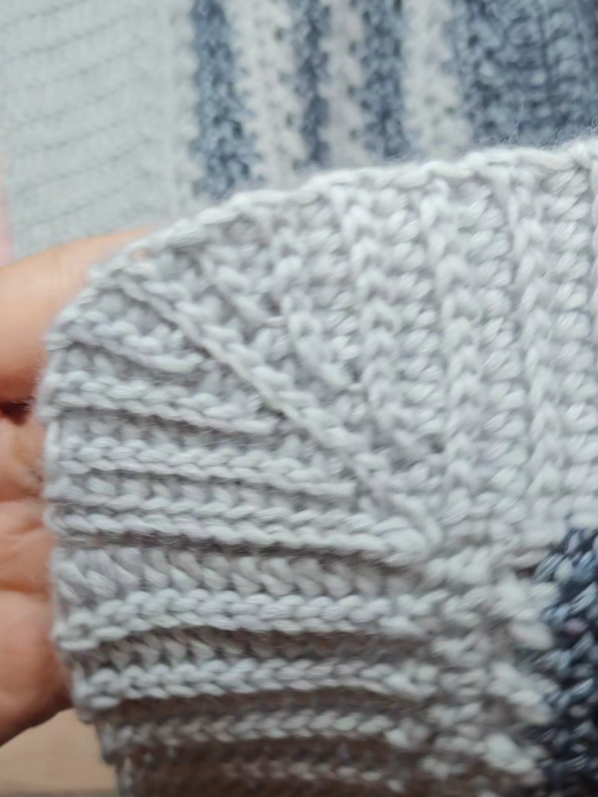 #creatorsearchinsights die Ecke bei Bündchen #häkeln #крючоквязание #crochettiktok #bündchen 