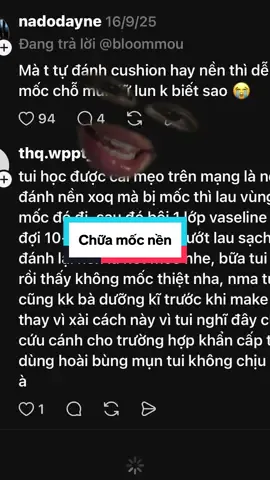 Tips chữa cháy cho lớp nền mốc nè. Ngon bổ rẻ mấy bà ơi #lamdep #mypham #vaseline #genz #tip 