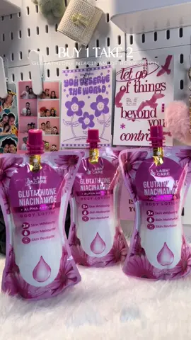 Buy 1 take 2 Lab’n Care Glutathione Niacinamide Bodylotion — mabango at di malagkit sa balat💗✨ #labncare #labncarelotion #bodylotion #lotion #glutathioneniacinamidebodylotion 