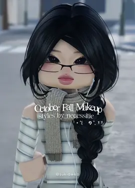 #berryavenue : 𝖮𝖼𝗍𝗈𝖻𝖾𝗋 𝖥𝖺𝗅𝗅 𝖬𝖺𝗄𝖾𝗎𝗉 𝗌𝗍𝗒𝗅𝖾𝗌 !! ; 𝖲𝗈𝗆𝖾 𝖺𝗋𝖾 𝗉𝖾𝗋𝖿𝖾𝖼𝗍 𝖿𝗈𝗋 𝖧𝖺𝗅𝗅𝗈𝗐𝖾𝖾𝗇 ‧₊˚♪ 𝄞₊˚⊹𝖥𝖺𝖼𝖾 𝖢𝗋𝖾𝖽𝗂𝗍𝗌 : @avie ⋮ ⌗ ┆🍂 #robloxface #fall #october #berryavenueroblox 