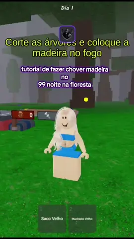 tutorial de como fazer chover madeira no 99 noite  #99nightsintheforest #delta #viraliza #fyp 