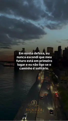 O caminho as vezes é solitário, continue mesmo assim, você está fazendo um belo trabalho, o futuro será recompensador. #Lifestyle #mentemilionaria #prosperidade #riqueza #estilodevida 