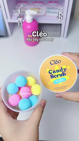 kẹo tẩy tbc body Cléo siu lạ nè mấy bà thử chưa #pandacute_18 #vzone #cleo #dessertbodyscrub #candyscrub 