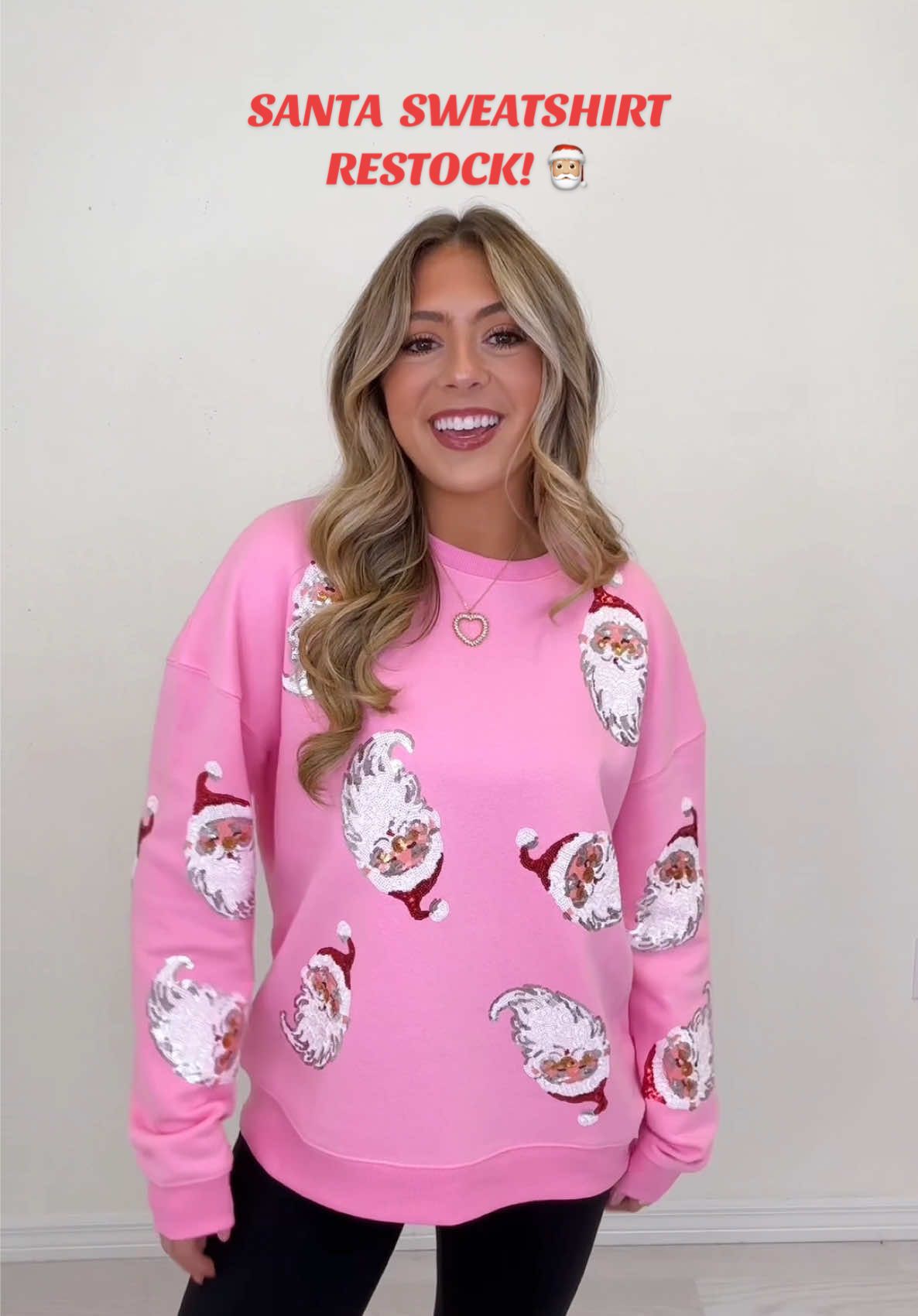 the restock we’ve ALL been waiting for… 🎅🏼🎄💗✨ #santa #santaclaus #christmas #holiday #holidayszn 