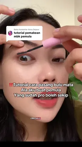 Membalas @Anna Dejavu tutorial pasang bulu mata lem maskara ala aku (tonton sampe selesai pemula pasti bisa) #bulumata #tutorialpasangbulumata #bulumatapalsu #fyp 