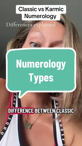 What is the difference between classical numerology and Karmic numerology? Here is how would explain it. #numerology #karmicnumerology #fyp 