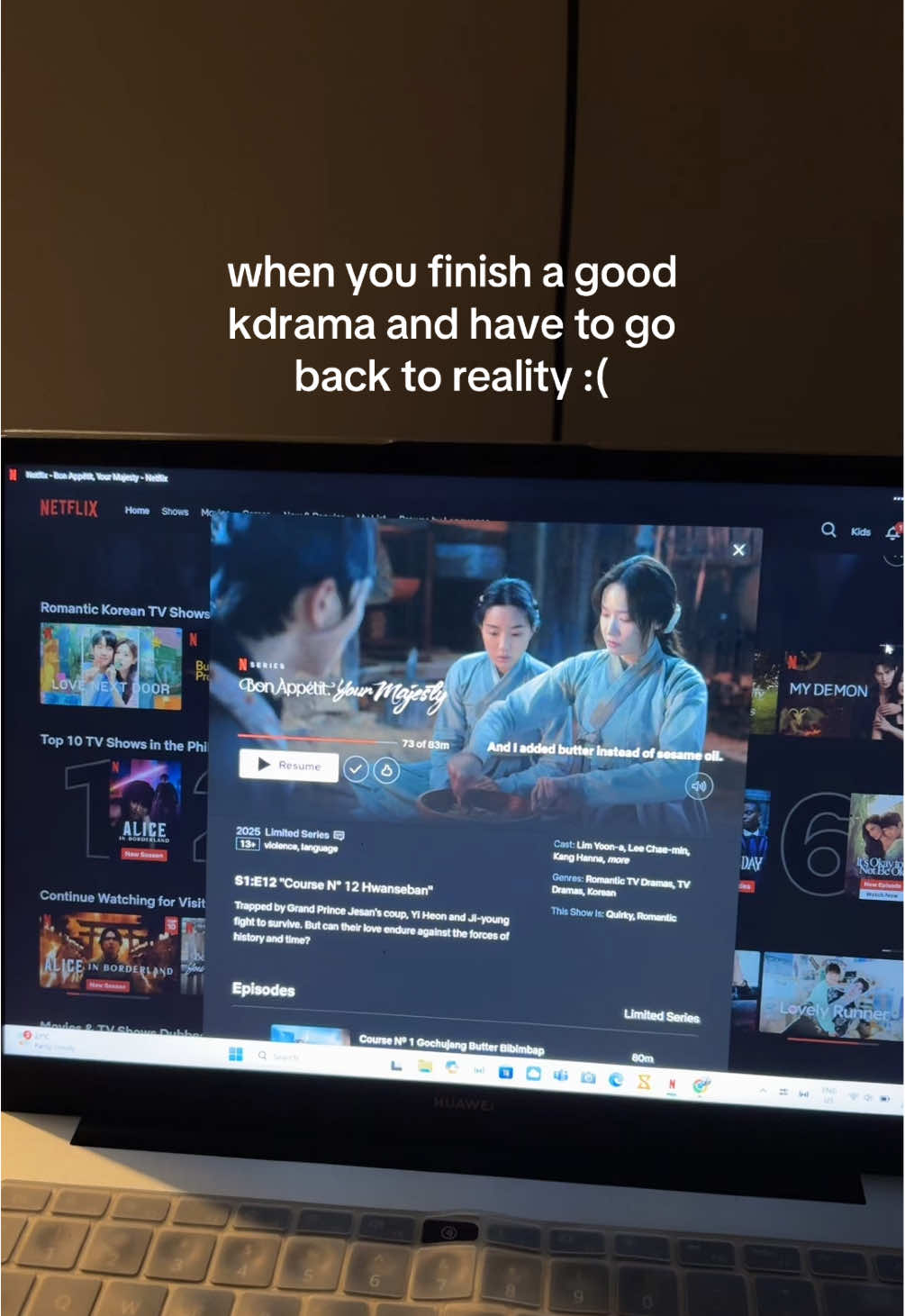 Definitely my favorite kdrama now 🥹💛 #bonappetityourmajesty #kdrama #leechaemin #imyoona 