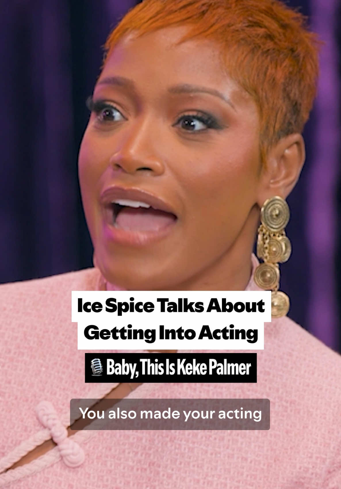Ice Spice is in her acting era 🎙️: 'Baby, This is KeKe Palmer' @Keke Palmer  #kekepalmer #icespice #babythisiskekepalmer #highandlow #spotifypodcasts