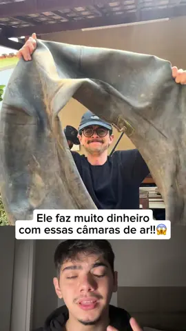 Um homem transforma câmaras de ar jogadas no lixo em bolsas resistentes e ecológicas. Do corte à costura, todo o processo é artesanal. De lixo abandonado a produto valioso. #curiosidades #inspiração #reciclagem #viral #incrível #criatividade