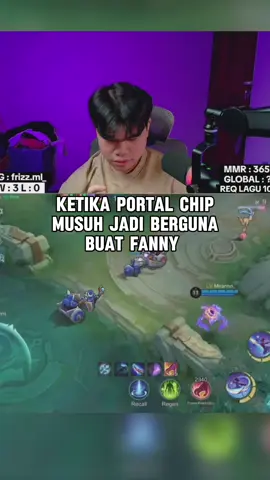 gameplay fanny kalo dikasih portal 🤨 #frizfanny 