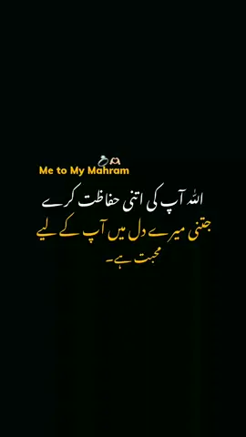 تیرے حصے کی بلائیں میں اپنے سر لے لوں تو مجھے ہر حال میں محفوظ چاہیے 🫶🏻🫂❤️ #Ameen #inshaALLAH #foryoupage❤️❤️#pageforyou #unfrezzmyaccount🙏 @TikTok @Trending Tik toks @ForU official 