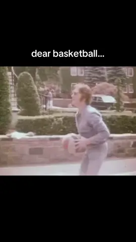 first time he ever touched a basketball #dearbasketball #johnlennon #thebeatles #fyp #60smusic