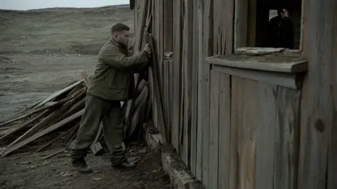 SISU:Road to Revenge (2025). A man returns to dismantle his family 's house, where they were murdered in war, to rebuild it elsewhere. #sisuroadtorevenge #creatorsearchinsights #200kviews 