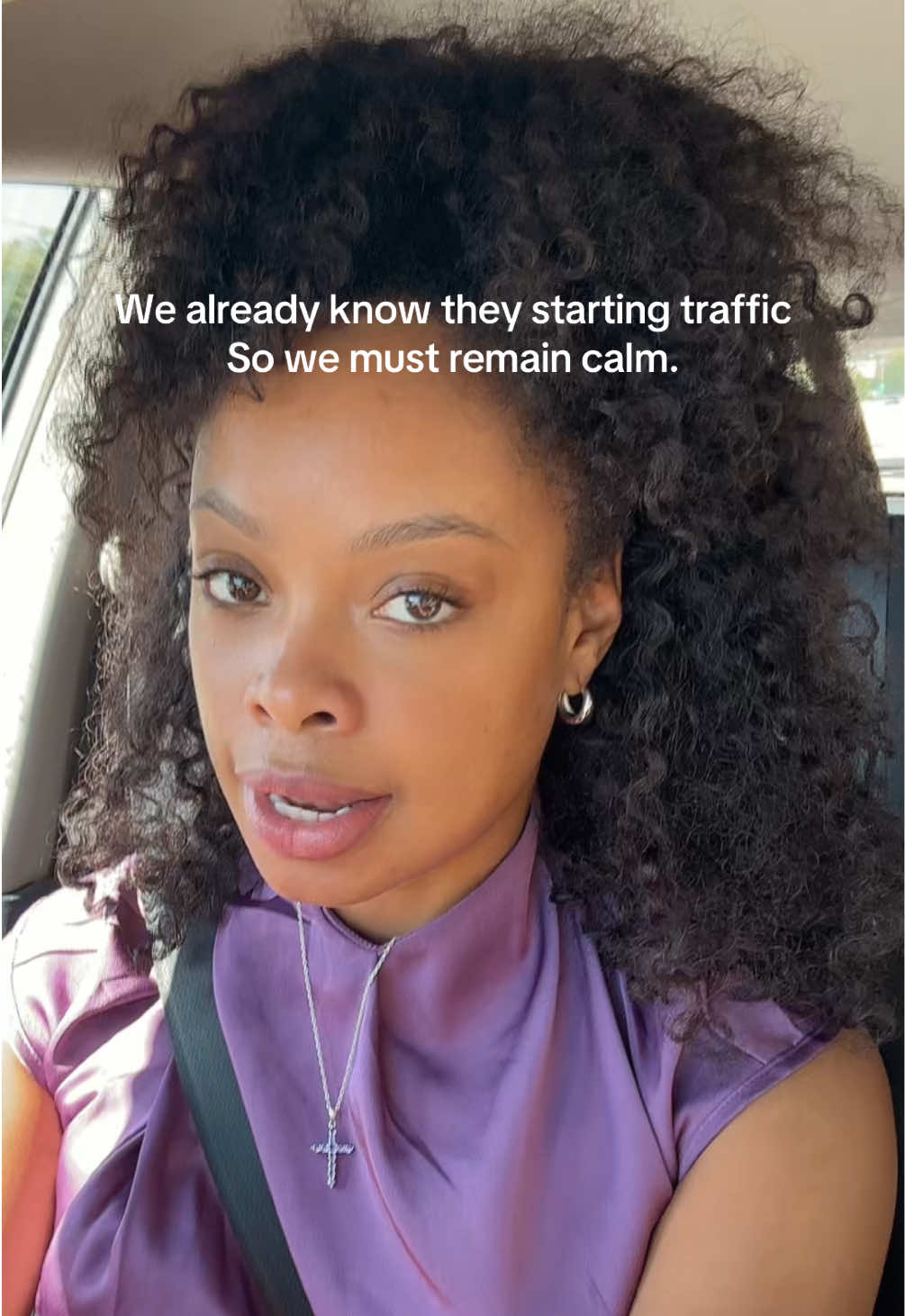 Please take a breath. Be safe in the traffic. I love you all. 