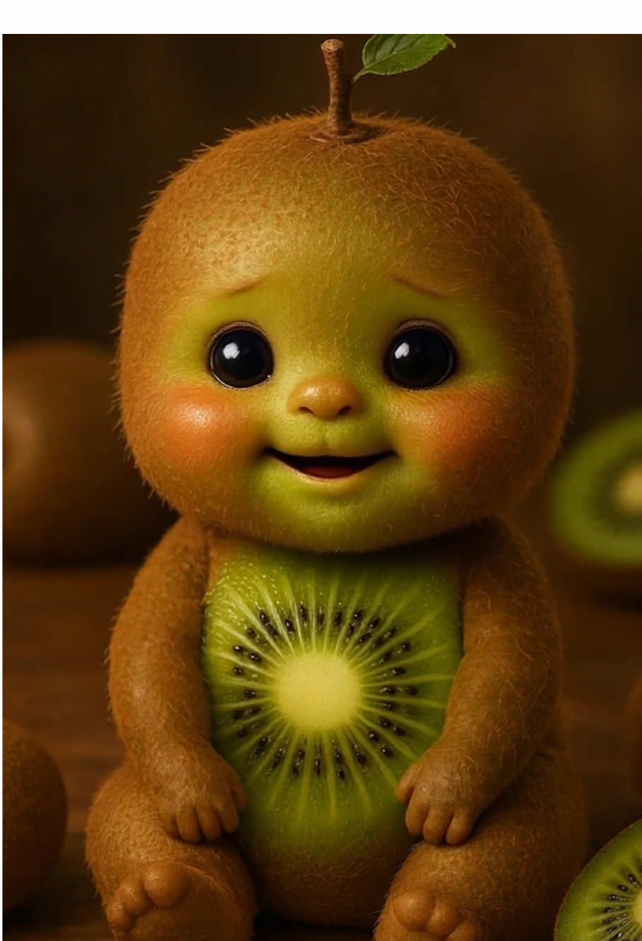 Kiwi baby 🥝 ✨#asmr #eating #satisfyingvideo #Kiwi 