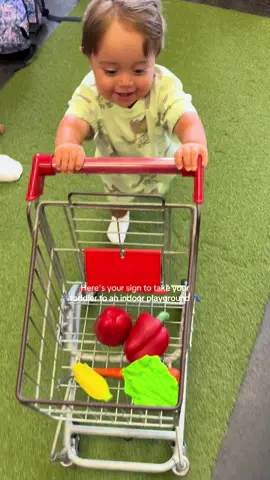 He always has the best time here! #toddlertok #indoorplayground #orlandomoms #momlife #toddlersoftiktok 