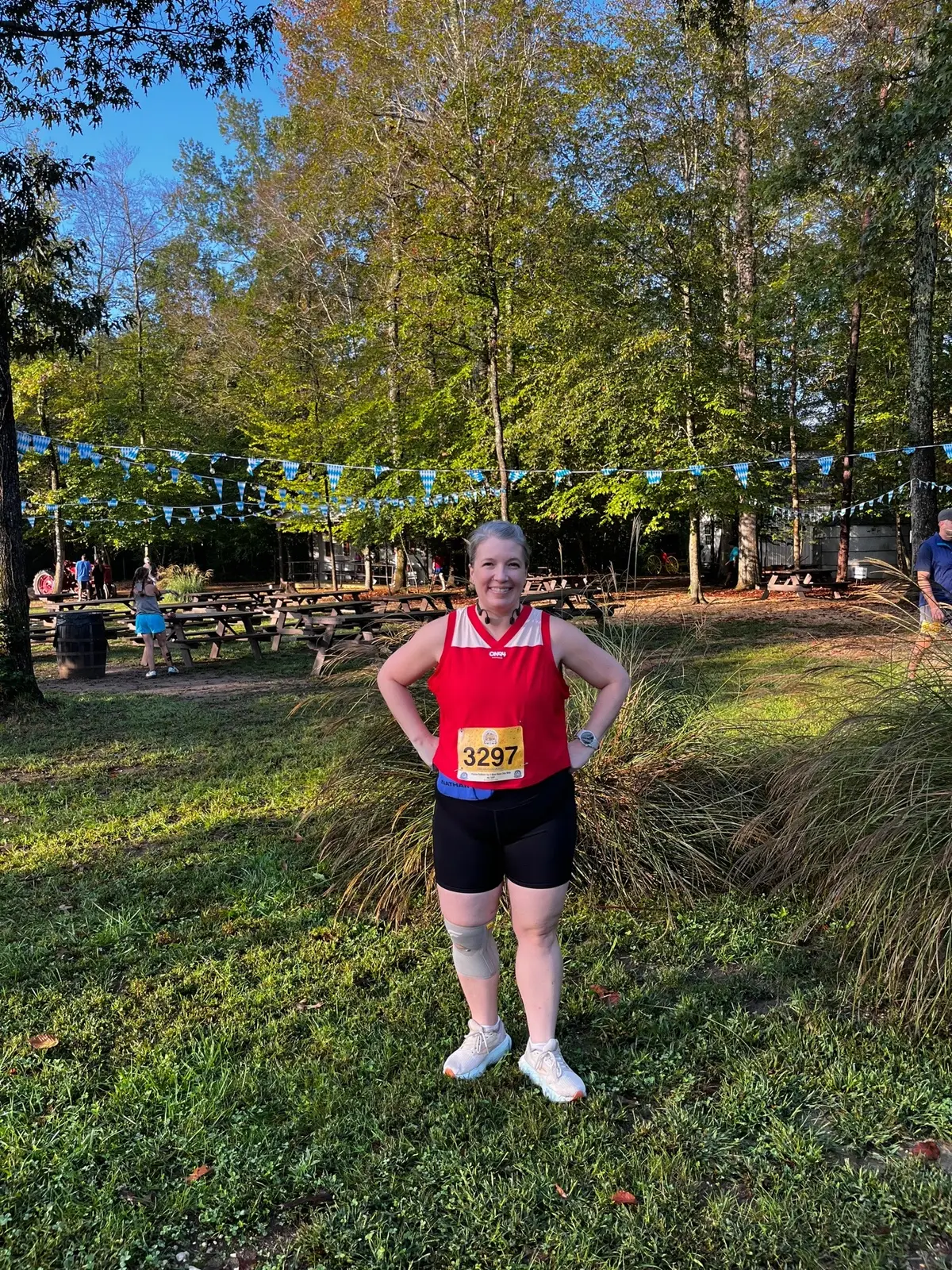 Run to the Taproom trail run today with my sweet husband! It’s been raining all week so it was a mud pit. Was a little ginger around the slickest parts, and finished fourth for my age group. I’ve always said I’d rather be dead last than fourth 🤣😅  Can’t wait to go back next year! And hopefully scoot into third… haha! Or back to fifth or greater. Anything but fourth 🤪🙈