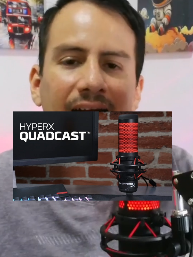 Respuesta a @joe_torress2000 Micrófono Hyperex Quadcast #microfono #quadcast #hyperxquadcast 