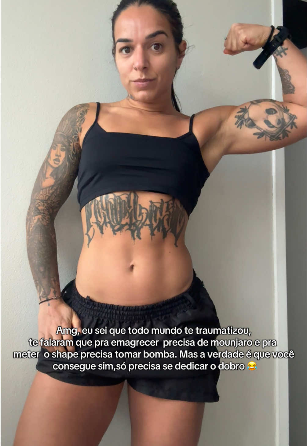 Mana, só vai demorar um pouco mais. Mas confia que dá certo. #mounjaro #anabolizante #shape #lipedema