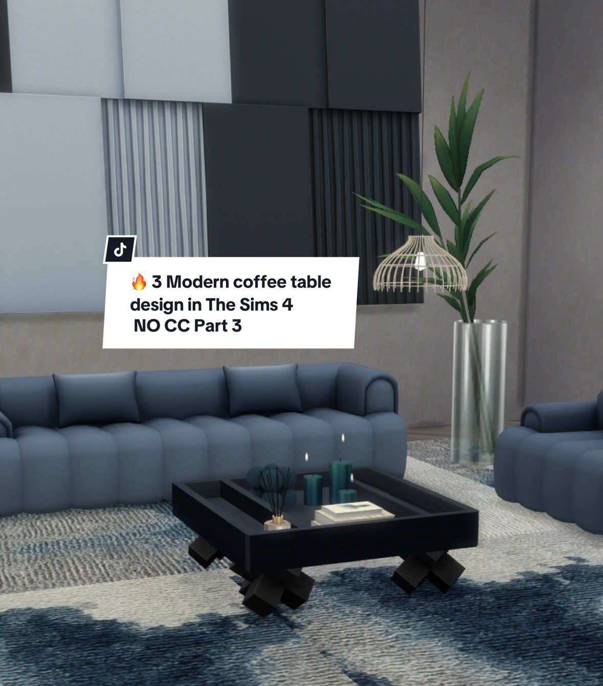🔥 3 Modern coffee table design in The Sims 4 NO CC Clean lines, bold navy accents, and a modern minimalist vibe 💙. This coffee table idea is perfect for Sims 4 players who love stylish, contemporary interiors. Save this idea for later & try it in your game  @The Sims Sims 4 modern, Sims 4 coffee table, Sims 4 modern living room, Sims 4 interior design, Sims 4 ideas, EA Partner, EA, Sims 4 build cheats   bb.moveobjects cheat Sims 4   Sims 4 build hacks   Sims 4 build tricks tutorial   bb.showhiddenobjects Sims 4   Sims 4 build mode tips   Sims 4 roofing tricks   Sims 4 advanced building techniques   Sims 4 debug build items   Sims 4 move objects mod vs cheat   #thesims4 #sims4buildingtips #sims4tutorial #EAPartner #sims4build