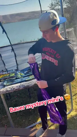 The 2025 @Bauer Hockey mystery mini’s do not disappoint 🤯🔥 #bauer #fyp #hockey #odr #lakelife 