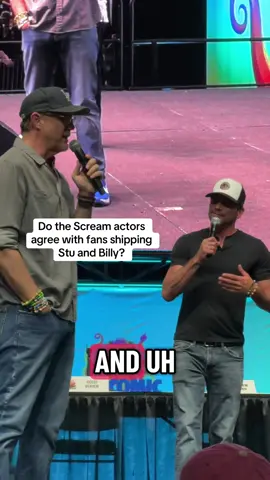 Stuilly truther forever thank you Matthew lillard #scream #stuilly #billyloomis #matthewlillard #skeetulrich #screamfranchise #comiccon 