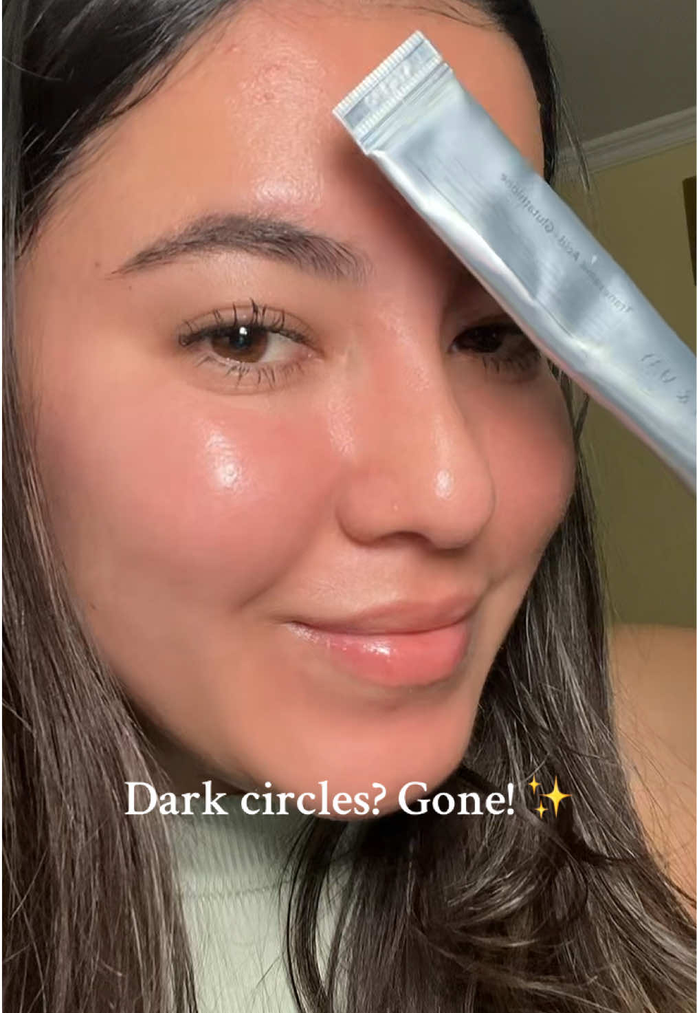 Dark Circles? Gone! 🙌🏻 Tranexamic Acid + Glutathione Eye Cream @Mary&May Official ✨ #marynmay #marynmaypopchallenge #kbeauty #hyperpigmentation #darkcircles