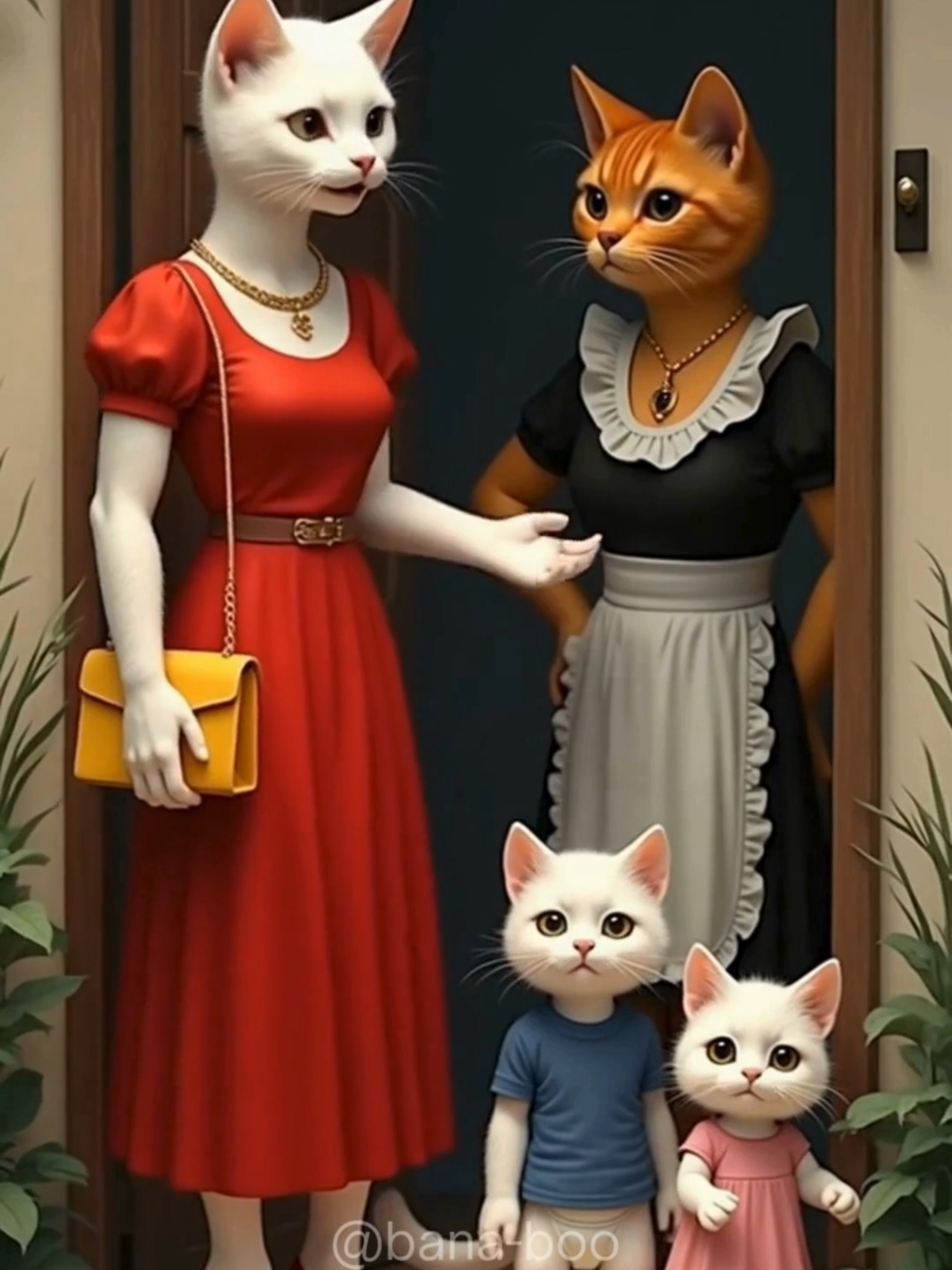Sometimes Kids Make Life Hard for Caretakers 😿 #cat #foryoupage #viralvideos #trendingvideo #reels #ai #fyp #cutecat #shorts #story #catlover #animation #viralreels