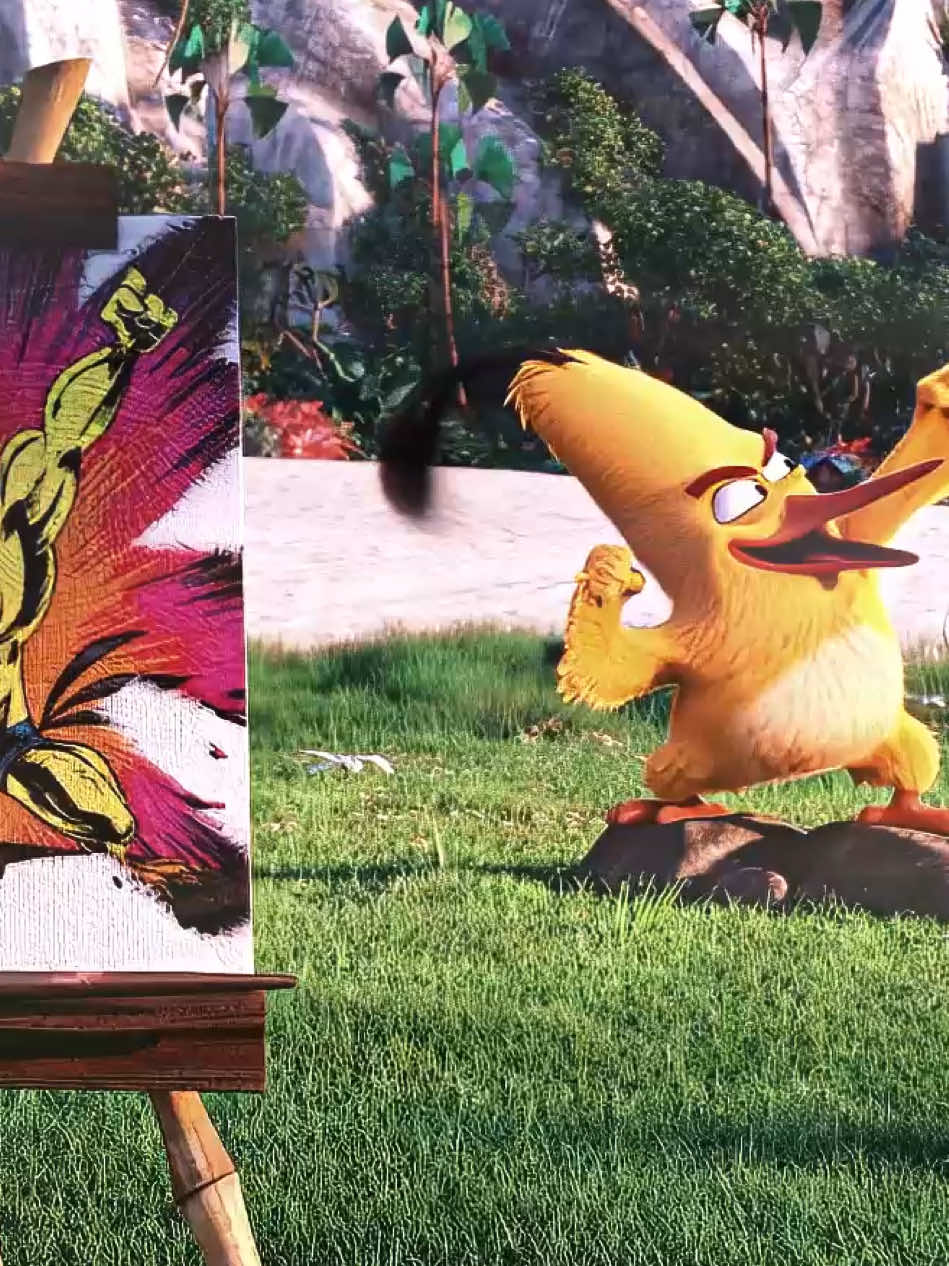 The fastest bird in the world!👇🤣👇#theangrybirdsmovie #movieedit #edit #aeedit #movie 