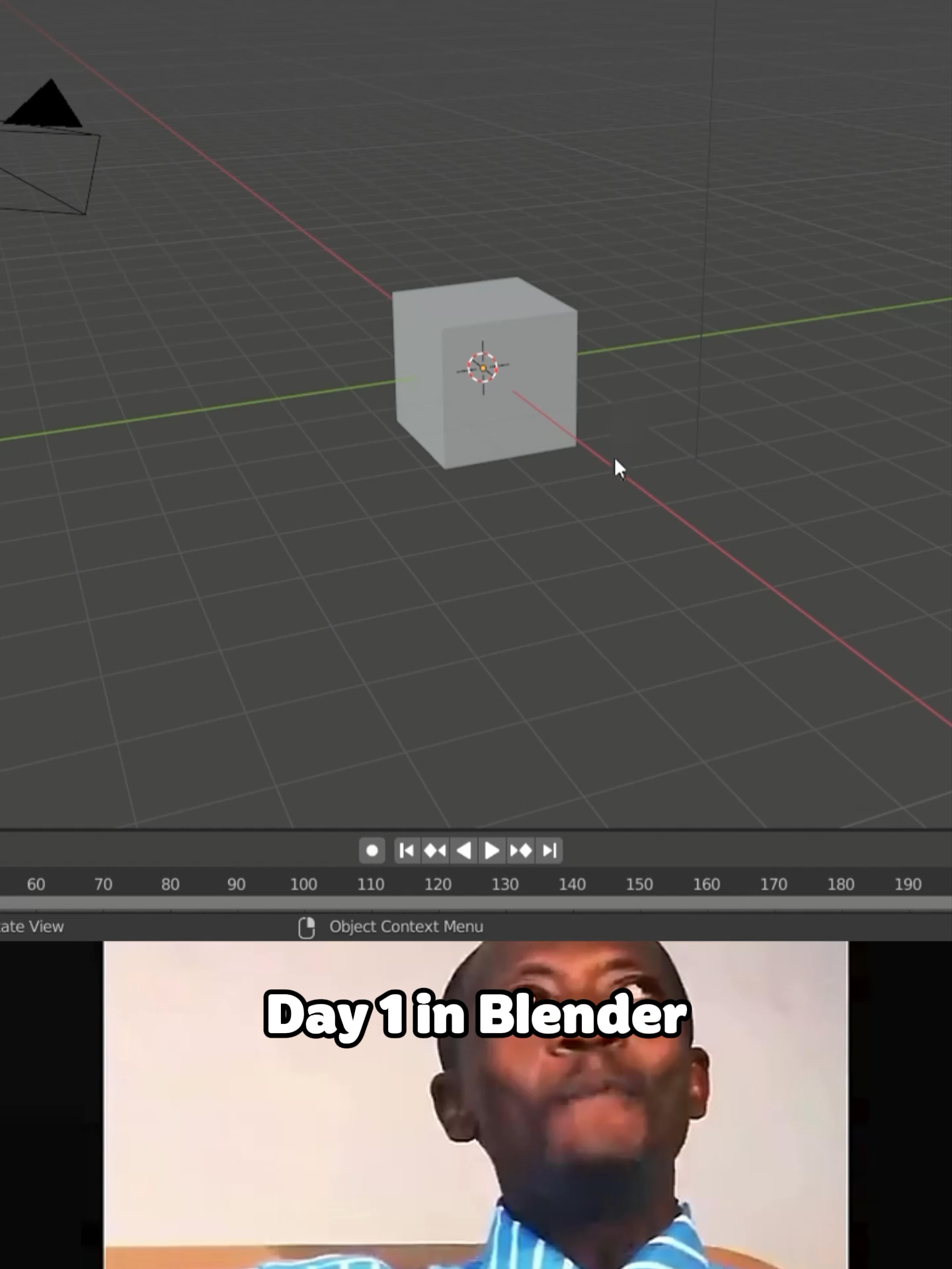 POV: You open Blender for the first time …and the cube stares back 💀 #Blender #3DAnimation #TikTokMeme #POV #DigitalArtist #funnyvideo