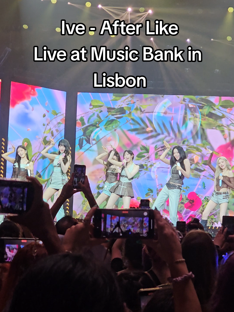 Ive - After like Live at Music Bank in Lisbon #ive #afterlike #musicbanklisbon #wonyoung #yujin 