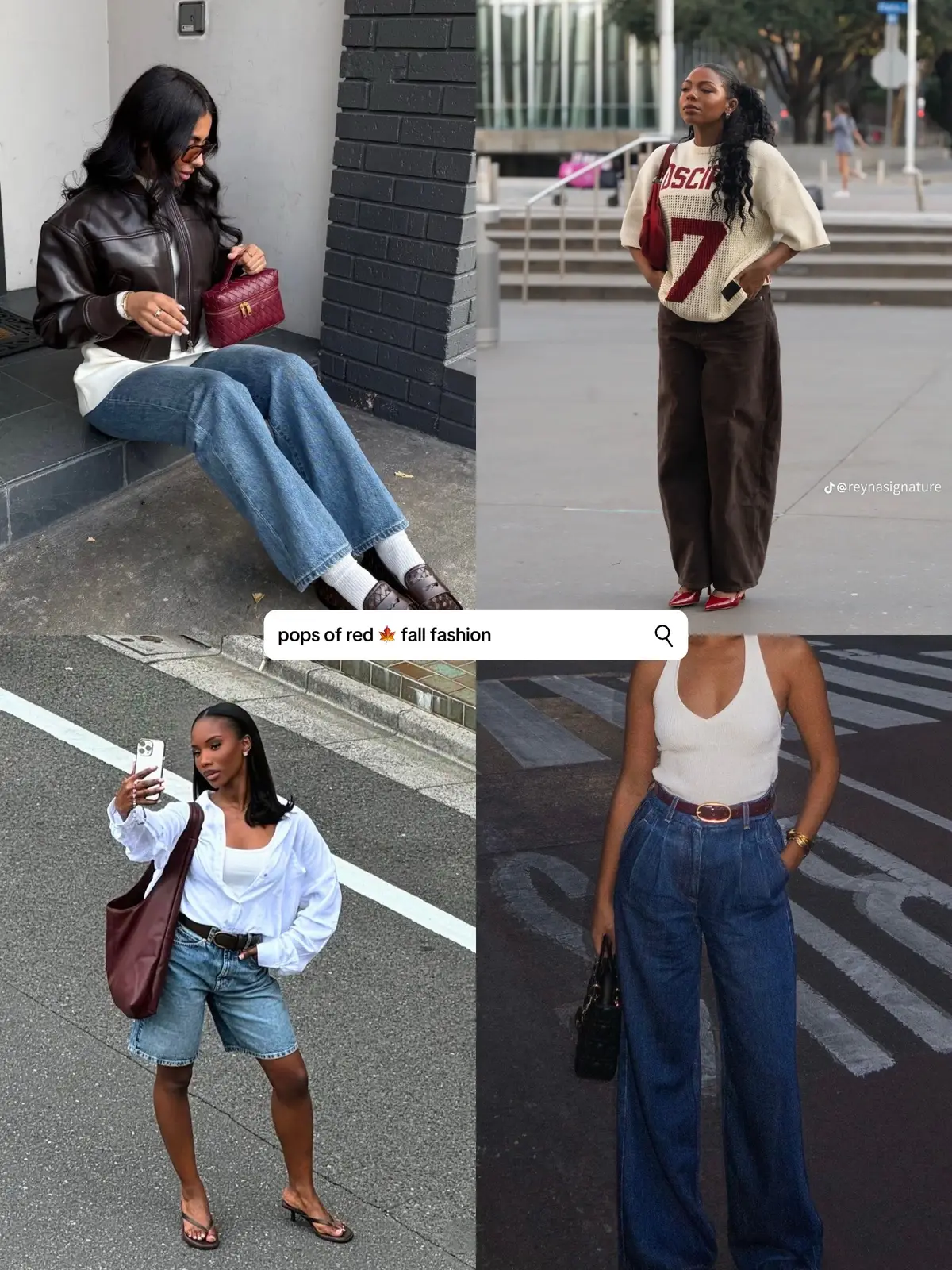 Loving a classic fit with a little touch of red lately. All of these pieces are linked on my @shopmy.us 🤎🍒 #fallootdinspo #fallfashion2025 #falloutfits #fallstylingtips #cherrycola 